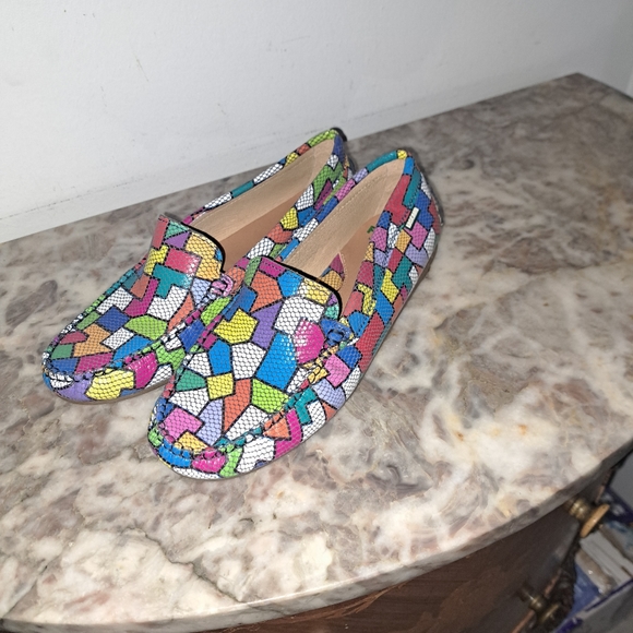 Fascani Girls Multi-color Dress Shoes Size 39(US 8.5) New Unboxed - Picture 1 of 1